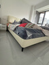 菲玛仕（freemax）【现货】中古风真皮床双人床1.8米2米头层牛皮主卧大床意式实木床 15CM钢木排骨架|单床+环保椰棕床垫 1.8*2.0框架【普通款】 实拍图