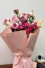 云南鲜花批发品质玫瑰百合水养鲜切花送女友生日礼物源头直发 紫玫瑰-20支（花苞小不定品种） 【任选2件—不收运費】 实拍图