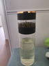 恩尔美玻璃杯茶杯茶水分离杯高端商务办公室智能便携隔热车载泡茶水杯 【摔碎终生保赔】绅士黑 400ml 实拍图