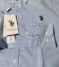 U.S. POLO ASSN.长袖衬衫男春秋纯棉牛津纺商务休闲宽松免烫透气男衬衣蓝色L 实拍图