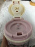 蒙福（mengfu）水杯女生高颜值双饮带吸管学生大容量水杯夏季可爱耐高温泡茶杯子 粉色-600ml【Tritan+双饮+茶隔】 2026新款高颜值女生专属 实拍图