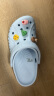 卡骆驰crocs洞洞鞋贝雅男鞋女鞋轻便耐磨一脚蹬拖鞋休闲鞋|10126 矿物质蓝-4JQ 37 /38(230mm) 实拍图