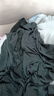 京东京造【高弹透气-直身款】女士防晒服皮肤衣冰丝防晒衣黑色L 实拍图