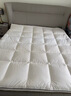 高端95白鹅绒羽绒床垫软垫家用加厚保暖五星级酒店床褥四季通用 白色约6cm-春秋款【软硬适中】 150x200cm 实拍图