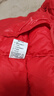361°儿童轻薄羽绒服25冬男女中大童防风保暖外套N32341901 红175 实拍图