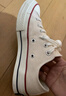 匡威（Converse）1970S男女ALLSTAR系列经典帆布休闲运动鞋162062C 米白 36码  实拍图