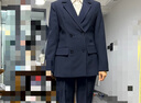 尚都比拉抗皱职业西装套装女春秋正装小西服外套阔腿裤两件套 实拍图