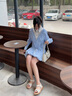 森达时装凉鞋女款夏新商场同款厚底休闲凉鞋XMH01BL5 米白 36 实拍图