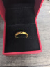 中国黄金（CHINA GOLD）黄金碎碎冰戒指男女足金素圈指环固口情侣对戒520生日礼物送老婆 碎碎冰戒指 圈号16 约1.5g 实拍图