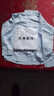 玺物长袖衬衫男秋冬季工作白衬衫修身正装上衣免烫大码抗皱薄外套秋装 白色+浅蓝 4XL -建议150-165斤左右 实拍图