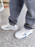 森馬男鞋2025夏季新款休闲鞋增高小白鞋子男士时尚潮流平板鞋男款轻便 Z1189白蓝 39 实拍图