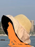 FitonTon遮阳帽子女全顶防晒帽黑胶防紫外线太阳帽夏加宽帽檐户外百搭草帽 实拍图