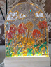东之天地郁金香玻璃画板手工diy自制小夜灯送女友水波纹亚克力板绘画 郁金香玻璃画板小夜灯1套 实拍图
