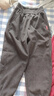 巴布豆儿童裤子秋冬季男童加绒保暖女童灯芯绒长裤时尚宽松潮流童装 【春秋款】深灰 140 实拍图