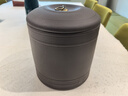 金镶玉原矿紫砂普洱茶罐茶具密封储藏罐茶具配件 大号圆润茶叶罐 实拍图