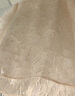 红袖小众气质雪纺衫2025春季新款女装花朵剪花流苏微喇一字领短上衣 米白004 M 实拍图