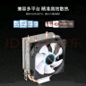 JPLAYER寒霜100炫彩CPU风冷散热器 2铜管9cm降噪RGB风扇 多平台配硅脂  JPS114 实拍图
