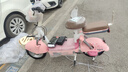嘉宴新国标可上牌电瓶车成人电动自行车48V锂电小型电瓶车男女代步车 粉色 裸车-（不含电池充电器） 实拍图
