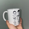 CEROUKY 马克杯水杯咖啡杯子公司广告礼品陶瓷杯DIY茶杯可印照片定制LOGO 商务杯 1个 350ml 实拍图