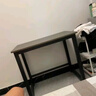 电脑桌办公简约电竞游戏桌台式机专用长条桌子 卧室家用写字书桌 加固升级-黑架灰橡木-120*60高74 实拍图