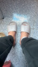 人本凉拖鞋男地板拖鞋女情侣居家浴室软弹加厚拖鞋tx20002 灰色 42-43 实拍图