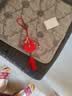 边晓古风随身汉服香包香囊袋 端午节荷包刺绣挂件车载薰衣草艾叶定制 牡丹-红色 实拍图