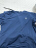 361°运动套装男春夏季跑步短袖基础舒适速干健身训练衣服 【男款】深墨蓝/超级黑 3XL 实拍图