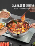 美厨（maxcook）316不锈钢火锅28cm 汤锅火锅复底带盖 燃气电磁炉通用 MCT1969 实拍图