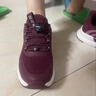 足力健老人鞋秋冬女鞋软底旅游鞋女款户外休闲鞋运动鞋 3105D酒红39 实拍图