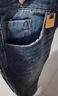 杰雷诺美式复古加绒牛仔裤男厚款2025新款宽松直筒裤子男春秋水洗休闲裤 蓝色 32 适合140-150斤 实拍图