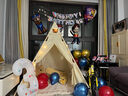 小斑鸠（little dove）儿童帐篷室内游戏屋/男女孩印第安玩具屋生日礼物 滑板熊(含棉垫) 实拍图