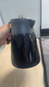 哈尔斯保温壶家用304不锈钢闷茶壶真空咖啡壶大容量茶水壶 纯黑【304内胆】800ml 实拍图