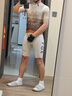 VALORE MONTON自行车公路车双箭头坐垫AOE骑行服新月背带短裤男春夏款裸感透气 新月浅卡其男款背带短裤 M 实拍图