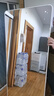 初学者 穿衣镜 全身落地镜试衣镜家用防爆壁挂衣帽间铝合金网红大镜子 优雅白165*60【壁挂+落地】 实拍图