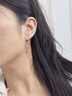 纪诗哲（GIEVSZHE）品牌菱形长款流苏耳钉女简约气质耳环耳饰情人节生日礼物送女友 玫瑰金【全国十一仓 当/次日达】 实拍图