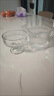 德蒂芙ins风冰淇淋球杯玻璃酸奶碗高脚甜品碗高颜值雪糕奶昔布丁慕斯杯 太阳花纹-透明220ml 实拍图
