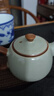 陶迷（TAOMI）茶壶单壶陶瓷泡茶壶家用白瓷汝窑开片可养功夫茶具茶水分离沏茶壶 黄汝窑貂蝉壶 180ml 101mL(含)-200mL(含) 实拍图