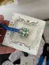 施耐德电气 单联有线电视插座 86型暗装家用墙壁开关插座面板 珍铂 丝绒白色 实拍图