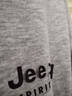 JEEP SPIRIT吉普卫衣男连帽春秋季休闲宽松长袖T恤男打底衫男 浅灰色 XL 实拍图