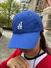 MLB棒球帽子男女情侣韩版软顶道奇队LA经典小标遮阳四季送礼CP77 实拍图