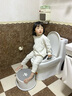 ONLYOU BABY儿童马桶圈大号坐便器男孩女宝宝专用坐垫婴儿便盆梯小孩厕所辅助 安伯灰-硅胶软垫马桶圈+踩脚凳 【免安装】全包胶靠背（送挂钩） 实拍图
