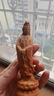 黄杨木雕念珠观音菩萨供奉家用摆件送礼办公室装饰品车文玩工艺品 崖柏木精雕念珠观音12公分 实拍图
