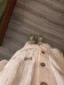 ROVO纯棉孕妇夏季月子服睡衣产后哺乳100%纯棉开衫套装喂奶专用居家服 蝴蝶结兔 L（适合于120-140斤） 实拍图