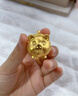 御龙镜小金猪存钱罐999 存金豆足金金猪黄金储钱罐 金豆豆罐子超可爱 【金豆子1g】+玻璃瓶 实拍图