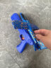 网红爆款弹射泡沫飞机手持发射枪手抛儿童飞天户外运动玩具小男孩 弹射泡沫飞机【蓝色】灯光款 实拍图