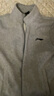 李宁（LI-NING）外套男春秋卫衣运动男开衫款宽松运动针织上衣休闲男装健身休闲服 基础灰（立领款） L 实拍图
