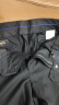 雅戈尔（YOUNGOR）西服裤男西装裤TR裤裤子亲肤顺滑垂顺西裤新品 GCHX37848AWA黑色 185/92A 实拍图