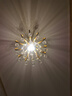 韵钰 欧式过道灯走廊玄关创意灯饰楼梯入户灯进门通道小吊灯水晶灯具 9883-直径35CM高度45CM 实拍图