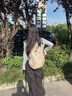 卫辞户外登山包可折叠旅行包轻便双肩包男女爬山装备专业背包徒步旅游 【超轻-可折叠】白灰 实拍图