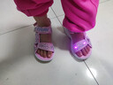 Skechers斯凯奇女童包头凉鞋夏季童鞋儿童公主鞋婴儿魔术贴闪灯鞋302965L 实拍图